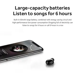 YTOM Mini Bluetooth Cască de Afaceri Pavilioane Cu Super Bass Clar Microfon cască pentru telefon iphone xiaomi, huawei, samsung, sony