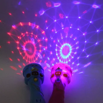 Copii Copii Microfon Forma Jucărie Înstelat Lanterna Jucării Intermitent Stick PUO88
