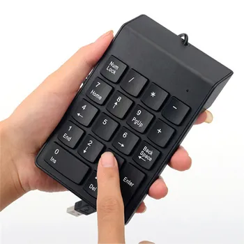 Noul Portabil 2.4 G cu Fir Tastatură Digitală USB Pad Numărul 18 Taste Tastatura Numerică de Înaltă Calitate