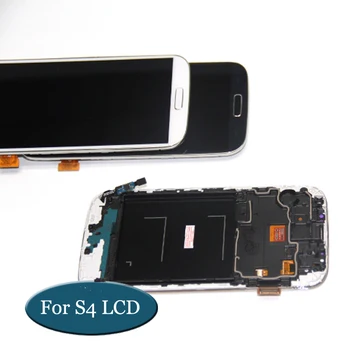 LCD Pentru samsung galaxy s4 gt-i9500 i9505 i337LCD display Touch Screen cu Digitizer asamblare cu cadru