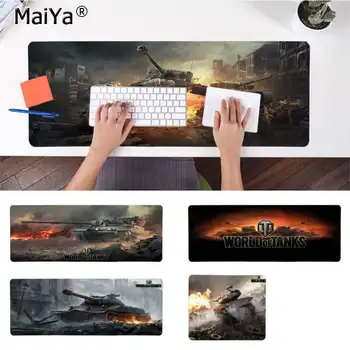 Maiya Piele Personalizat Lumea de Tancuri Cauciuc Natural Gaming mousepad Birou Mat Transport Gratuit Mari Mouse Pad Tastaturi Mat