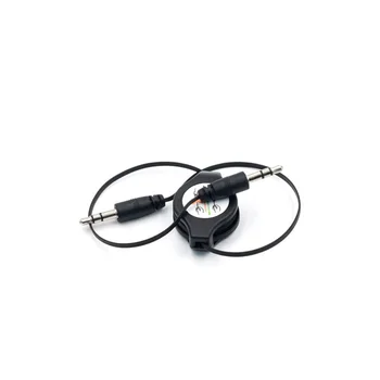 AUX 3.5 mm la Jack de 3,5 mm tată-tată Cablu Audio Portabil, Flexibil, linie Audio pentru a înregistra linie de 80CM pentru Căști Auto MP3