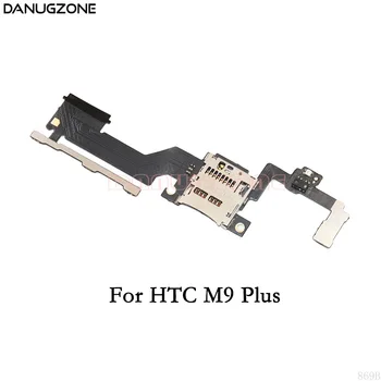 SD Slot pentru Card de Memorie Tava Titularul și Butonul de Alimentare Comutator de Volum, Buton On/Off Cablu Flex Cu Microfon Pentru HTC One M9 Plus M9+