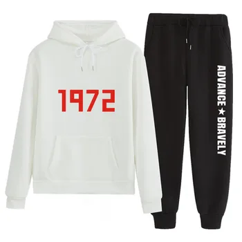 2021 Toamna Iarna Fleece Hanorac Două Bucata Set pentru Femei Treninguri Pantaloni Jogger cu Gluga haine groase pantaloni de Trening 1972