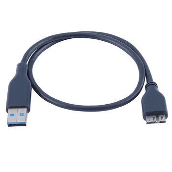 100buc USB 3.0 Cablu USB3.0 HDD Cablu de Date Un Barbat la Micro B prelungitor Cablu USB de Extensie 50cm