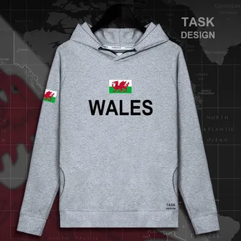 Țara galilor Cymru Welsh WLS UK mens hoodie pulovere hanorace barbati tricou streetwear haine hip hop trening națiune pavilion de Primăvară