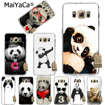 MaiYaCa Caz Telefon Accesorii Capac Pentru samsung Galaxy s8plus S7 s7edge S6 S5 S9 S9PLUS caz panda minunat salut urs panda dab