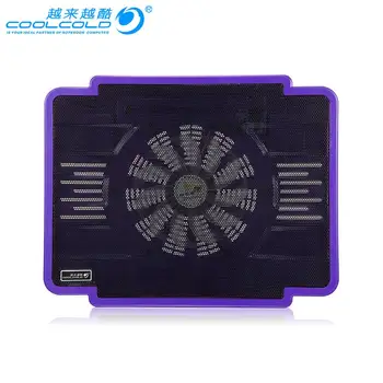 COOLCOLD laptop Cooling Pad Laptop cooler USB Fan Lumină Notebook stand slide-dovada stand Cooler