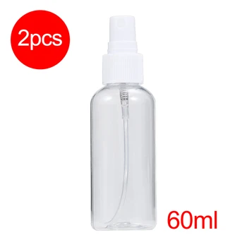 2 BUC 60ml Transparent Gol Pulverizator Sticla de Parfum Container de unică folosință Portabil Ulei Esențial de Iarbă de Cosmetice Atomizor Sticle