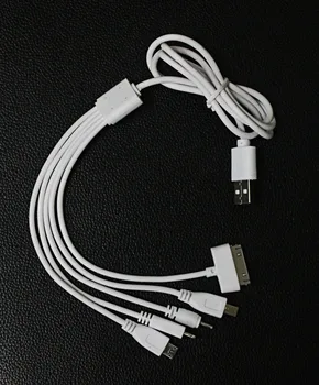 100cm de la 1 la 5 Telefon Cablu Cablu de 1M 5 in 1 universal cabluri usb pentru telefoane mobile multi încărcător linie Pentru iPhone4 5 6 Samsung HTC