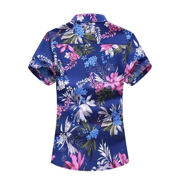 45 KG-120 KG de Vară pe Plajă Hawaiiană Tricou Casual cu Maneci Scurte Florale Camasi Barbati, Vacanta Îmbrăcăminte 5XL 6XL 7XL