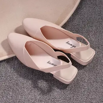 Jeleu Incaltaminte Femei Vara Sandale Din Plastic Pvc Pantofi De Vara A Subliniat Toe 2021 Sandale De Vara Femei Casual Pantof Impermeabil