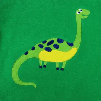 Kid Baby Boy Fata de Pijamale dinozaur Verde Homewear Sleepsuit Pijamale Pijamale Tinuta 1-7Y