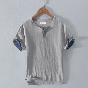 Suehaiwe marca Italia maneci scurte lenjerie t camasa barbati moda solide t-shirt pentru barbati casual confortabil tricouri de sex masculin combinezon