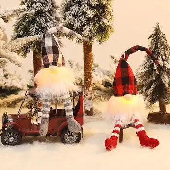 Santa fără Chip Gnome Lumina LED-uri de Crăciun Copac Agățat Ornamente Acasă Decor Petrecere