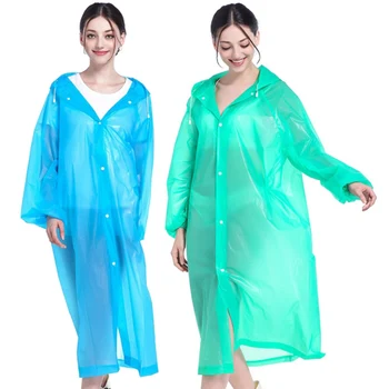 Noua Moda PEVA Bărbați Femei Pelerina de ploaie Îngroșat Impermeabil Haina de Ploaie cu Gluga de Ploaie Poncho Cu Cordon Camping Costum de Ploaie