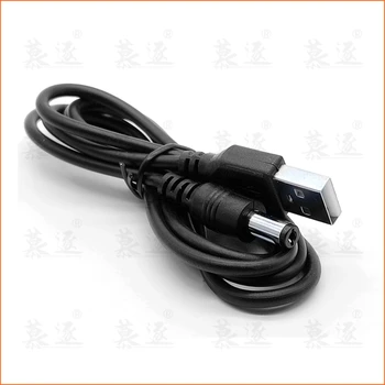 100cm Lungime de cel Mai bun Negru Port USB 5V-5.5*2.1 mm DC Butoi Cablu de Alimentare Conector Pentru Mici Dispozitive Electronice de cablu de extensie usb