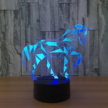 Bulldog francez 3D Lampă de Masă cu LED-uri Colorate Câine Veioza Copii Cadou de Ziua USB Somn de Iluminat Decor Acasă cu 7 Culori
