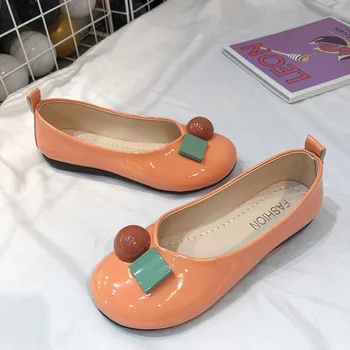Femei Designer De Bomboane De Culoare Aplicatiile Pantofi De Piele De Brevet De Brand Simplu Moi Superficiale Apartamente Fete Casual În Aer Liber Pantofi Mary Janes