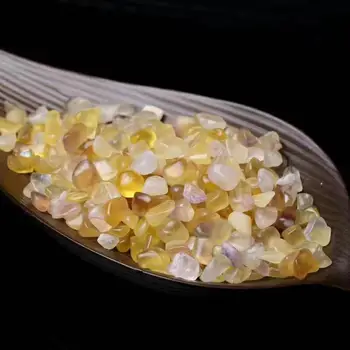 Naturale Galben yingshi cristal cristal mineral macadam frumos produs de tratament
