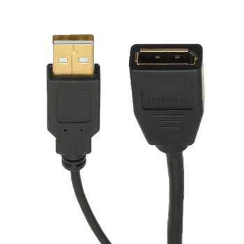 HDMI-DP Extensii la Cablu cu USB Putere 3840x2160 UHD 4K HDMI1.4 de sex Masculin La Feminin Adaptor DisplayPort Cablu HDMI DP PC