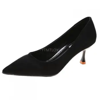 Noi de Primăvară Și de Toamnă Nou Brand de Lux pentru Femei Pantofi cu Tocuri Înalte Clasic Subliniat de la Picior Zapatos De Mujer Plataforma