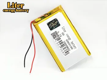 1/2/4x 5000mAh Li-polimer Reîncărcabilă Baterii 3.7 V 6060100 Baterie Litiu-Polimer Pentru MP4 MP5 Tablet DVD MIJLOCUL de Produse Digitale