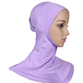 Bumbac Șal Islamic Complet Acoperi Văl Stras Musulman Eșarfă Hijab Turban