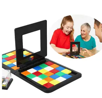 Dropshipping Puzzle Cub 3D Puzzle Cursa Cube Joc de Bord Copiii Adulți Educație Jucărie Părinte-Copil Dublu Viteza de Joc Cuburi Magice