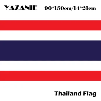YAZANIE 90x150cm Thailanda Drapelul Național Agățat Steagul Poliester Thailanda Pavilion în aer liber, piscină Interioară Mare 3X5FT Pavilion de Sărbătoare