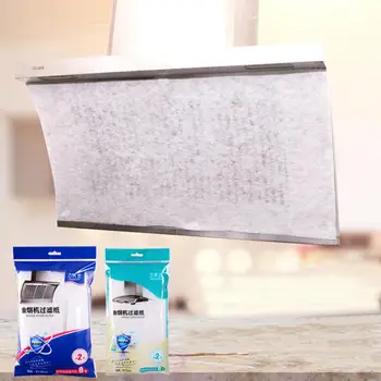 2pc Bucătărie Ulei, Hârtie de Filtru Absorbant de Hârtie, Non-țesute Anti Ulei de Bumbac Filtre Hota Hota Filtru Non-țesute Blotte