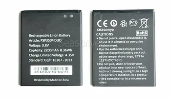 NOI 3x 2200mAh / 8.36 Wh PSP3504 Înlocuire Baterie + Încărcător Universal Pentru Prestigio Muze C3 3504 PSP3504 Duo PSP3504Duo