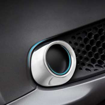 Auto Lumina de Ceață Decorare Cadru Exterior de Lampă Capac de Styling, Accesorii de Protecție Autocolant pentru Mercedes Smart Fortwo 453