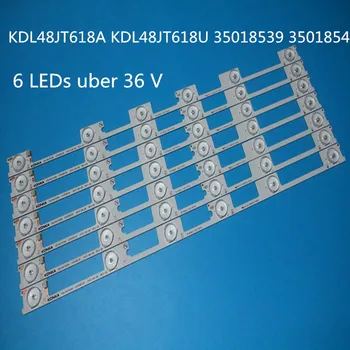NOU neue led-hintergrundbeleuchtung bar streifen pentru KONKA KDL48JT618A KDL48JT618U 35018539 35018540 6 LED-uri (6 V) 442mm