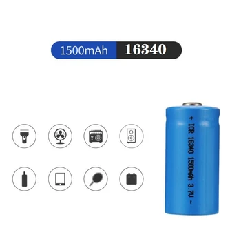 3.7 V 1500mAh 16340 Li-ion Baterii pentru Jucarii Masina BARCA CR123A Baterii Lanterna LED-uri de Călătorie Încărcător de Perete Pentru 16340 Baterie CR123A