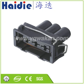 Transport gratuit 5sets 3pin 6.3 mm auto de sex feminin electric fasciculului de cabluri din plastic rezistent la apa cablu conector HD0323-6.3-21