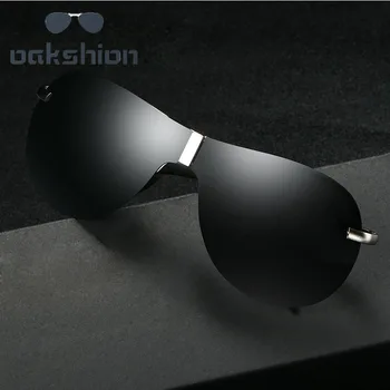 Oakshion Brand de Moda Designer de Bărbați ochelari de Soare Polarizat fără ramă Bărbați Clasic de Conducere Nuante Sport Ochelari de Soare Pentru bărbați Ochelari