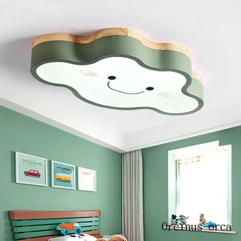 Nordic moderne rotativ moară de vânt lampă de tavan camera de zi camera copiilor lampa de desene animate creative de personalitate culoare LED lampă de plafon