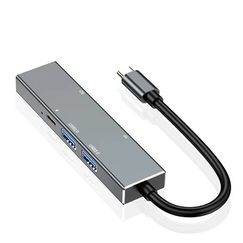 Tip-C pentru HDMI 6 în 1 de Expansiune Dock USB C Hub Notebook Docking Station