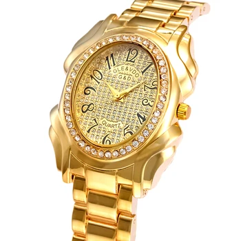 XG63 G&D GLE&VDO Brand de Lux pentru Femei Ceasuri de Aur de Moda Womem Brățară Stras Ceasuri Doamnelor Rochie Ceas reloj mujer