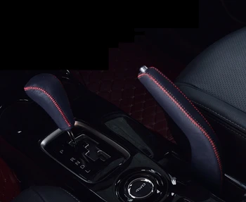 Pentru Mitsubishi Outlander 2013-2017 Piele Consola centrala de Schimbare a vitezelor decorative Maneca frâna de mână Manșon de Protecție Accesorii