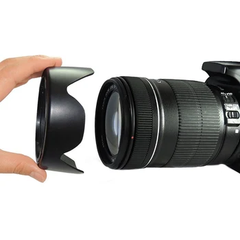 EW-73B parasolar Pentru Canon 650D 550D 600D Camera Len Acoperire Pentru Canon EF-S 18-135mm Fierbinte de Vânzare