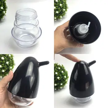 Pinguin drăguț Plastic în Formă de Spumă de Săpun Pompa Dispender Sampon Reîncărcabile Sticla MOLF