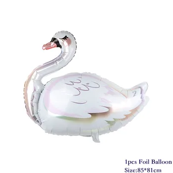 1buc 85*81cm Coroana Flamingo Roz Balon de Folie INS Cactus Stil Petrecere de Aniversare Fericită Baloon Decor Nunta Swan St Patrick ' s Day