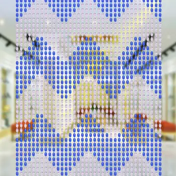 Interior din Plastic Perdea de Mărgele Personalizate DIY Anti-tantari de fundal de Decor pentru Camera de zi Bucatarie Baie Camera Șir Cortina