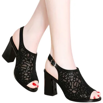 Womail Vara pentru Femei Sandale Fashion Catarama Sandale Stras Sexy si Damele de Pantofi pentru Femei Sandale de Moda de Înaltă Calitate