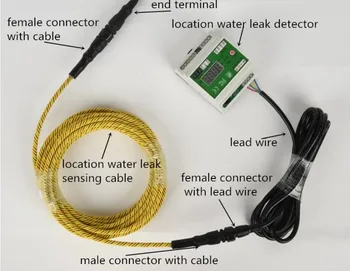 Lichid de Detectare a scurgerilor / Panou de localizare a scurgerilor de Apă Detector Senzor Set / Adresabil de Detectare a scurgerilor de apă Dispozitiv de Alarmă Echipamente
