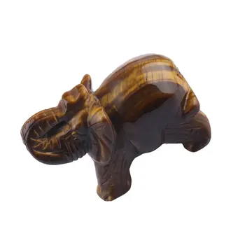 1 buc Avere Elefant Ornament de Tigru, ochi-de-Decorare Desktop Podoabă Creative Cadouri pentru Bărbați (1,5 Inci)