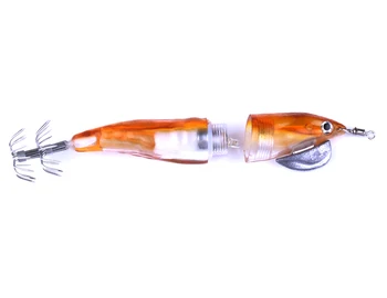 1 buc Electronic Luminos Creveți, Calmar 10cm 18.4 g Noaptea de Pescuit Calmar Jiguri Atrage Bass Pește Momeală Aborda Echipamente Accesoriu wobbler