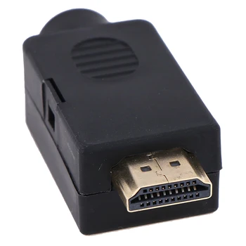 1 BUC 19P HDMI Male Plug Breakout Terminale Solderless Conector Cu Noi en-Gros